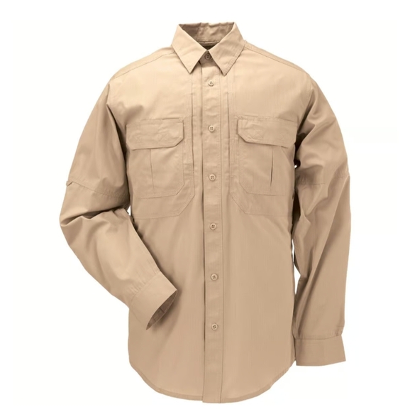 NWT‎ 5.11 TACTICAL TacLite Pro Long Sleeve Shirt | TDU Khaki | Size 2XL - Picture 1 of 11
